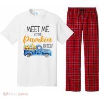Meet Me At The Pumpkin Patch Cute Halloween Pajama Set thumb 0
