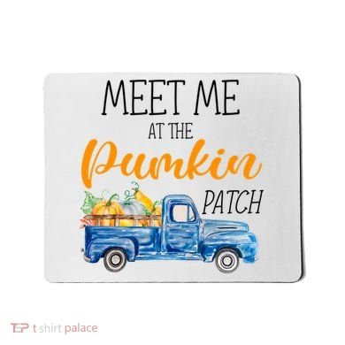 Meet Me At The Pumpkin Patch Cute Halloween Mousepad