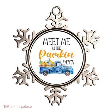 Meet Me At The Pumpkin Patch Cute Halloween Ornament