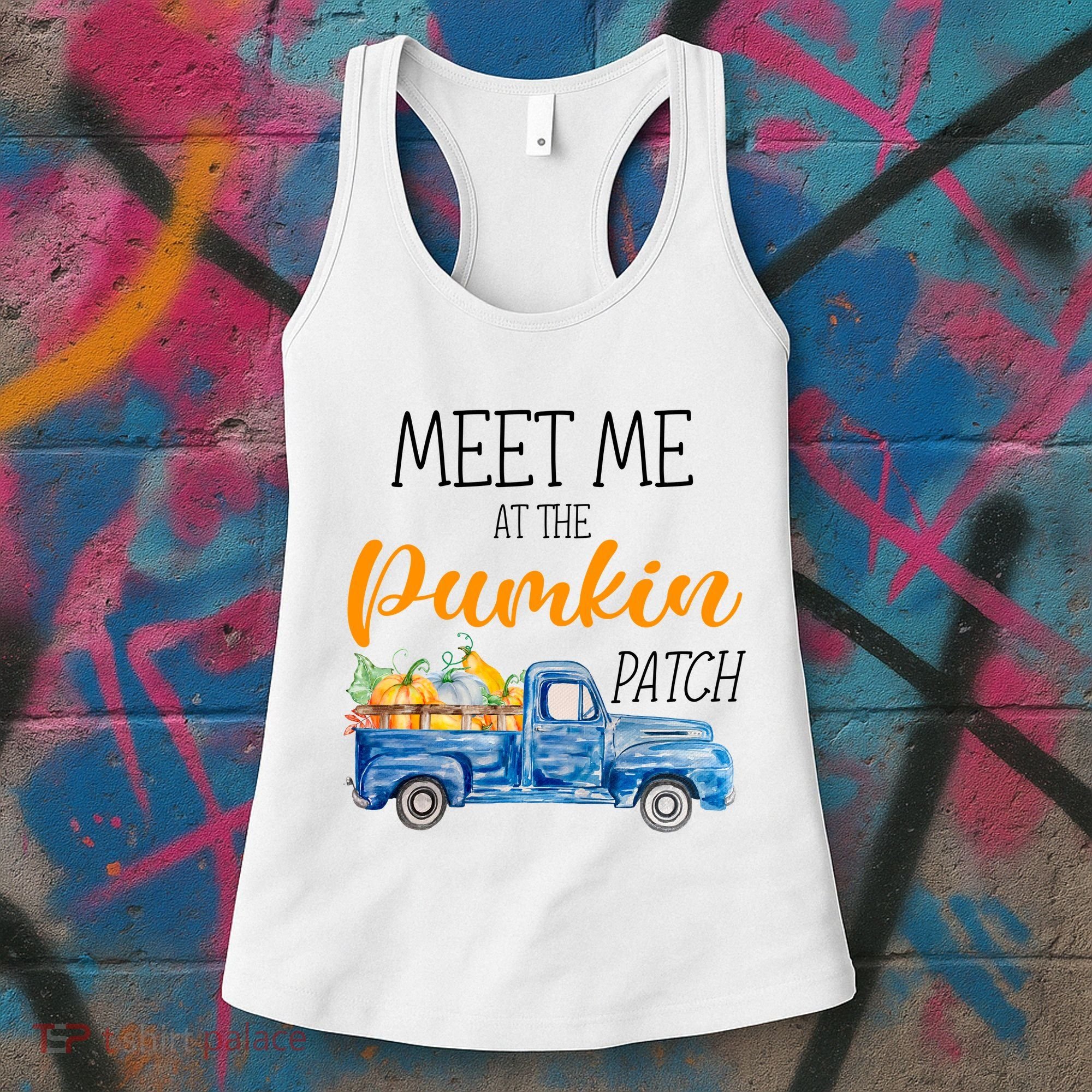 Meet Me At The Pumpkin Patch Cute Halloween Women's Tank Top