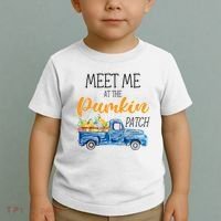 Meet Me At The Pumpkin Patch Cute Halloween Toddler T-Shirt thumb 2