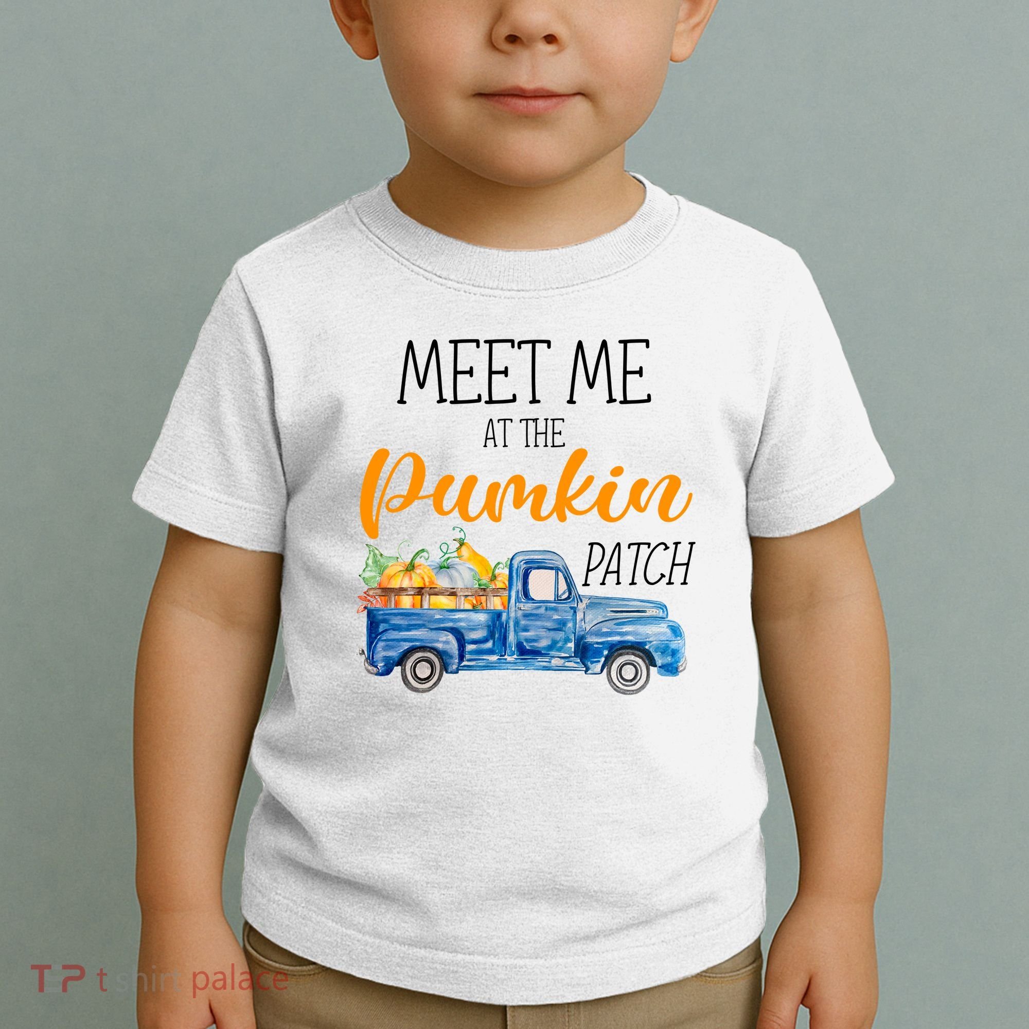 Meet Me At The Pumpkin Patch Cute Halloween Toddler T-Shirt