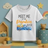 Meet Me At The Pumpkin Patch Cute Halloween Toddler T-Shirt thumb 3