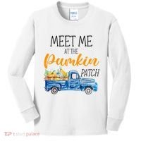 Meet Me At The Pumpkin Patch Cute Halloween Kids Long Sleeve Shirt thumb 0