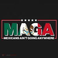 Maga Mexicans Aint Going Anywhere Anti Trump USA-Made Doggie Bandana thumb 2