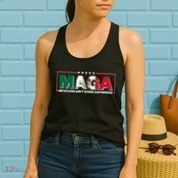 Maga Mexicans Aint Going Anywhere Anti Trump Women's Tank Top thumb 2