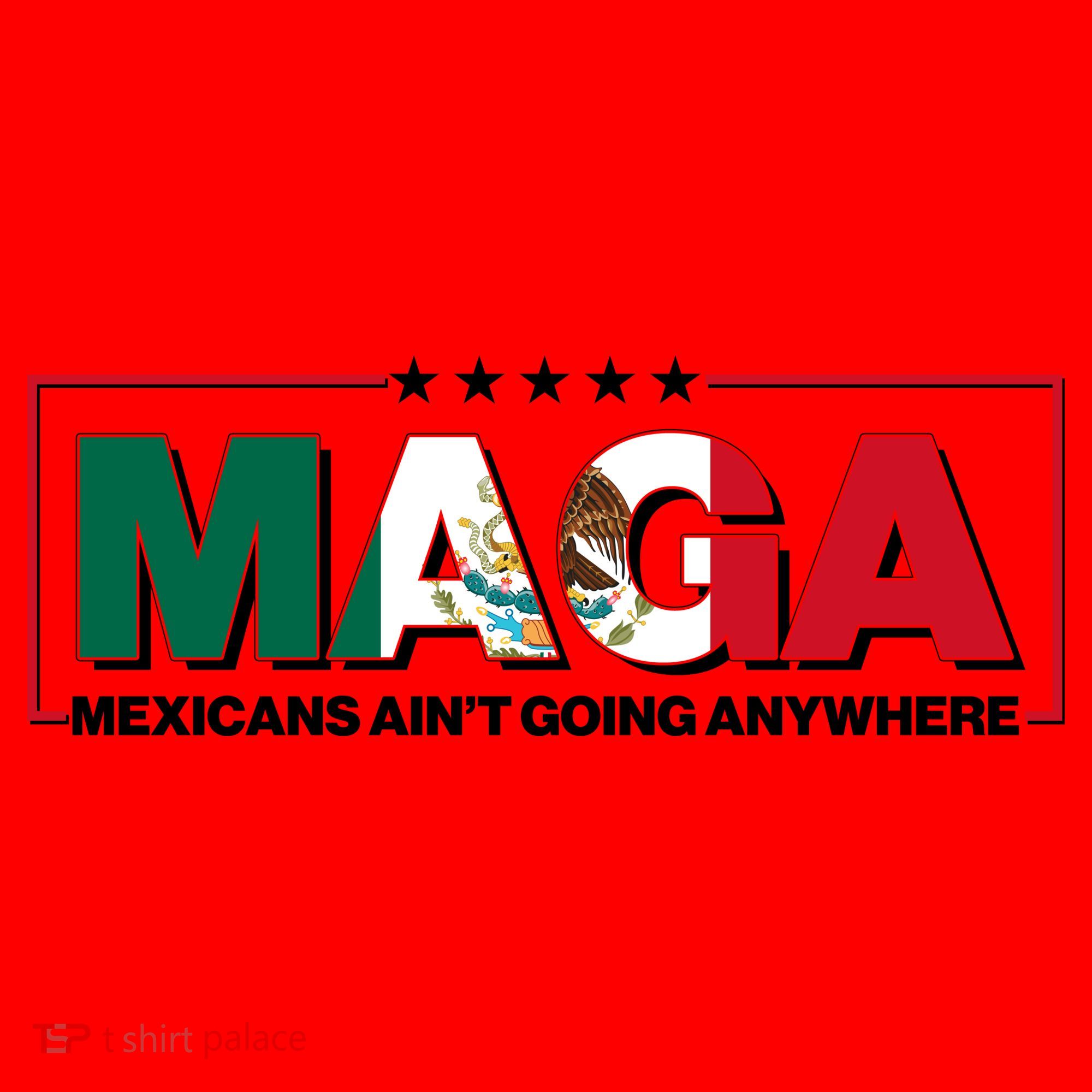 Maga Mexicans Aint Going Anywhere Anti Trump Santa Hat