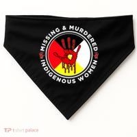 Mmiw Missing And Murdered Indigenous Medicine Wheel Mmiw Gift USA-Made Doggie Bandana thumb 0