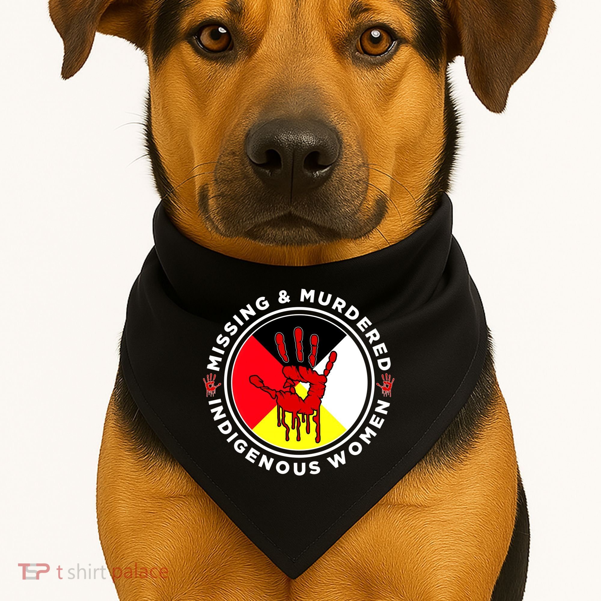 Mmiw Missing And Murdered Indigenous Medicine Wheel Mmiw Gift USA-Made Doggie Bandana