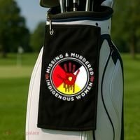 Mmiw Missing And Murdered Indigenous Medicine Wheel Mmiw Gift Golf Towel thumb 2