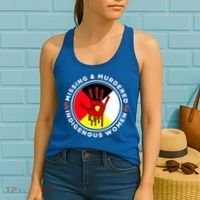 Mmiw Missing And Murdered Indigenous Medicine Wheel Mmiw Gift Women's Tank Top thumb 2