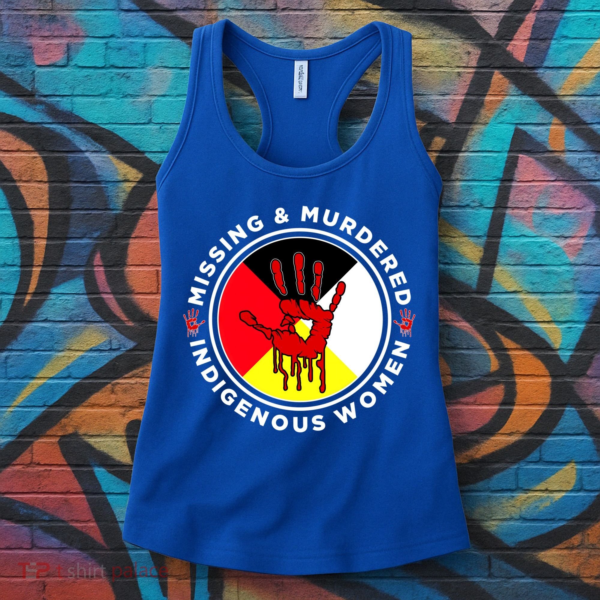 Mmiw Missing And Murdered Indigenous Medicine Wheel Mmiw Gift Women's Tank Top