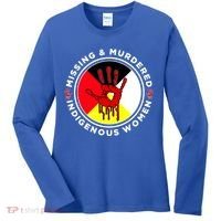 Mmiw Missing And Murdered Indigenous Medicine Wheel Mmiw Gift Women's Long Sleeve Shirt thumb 0