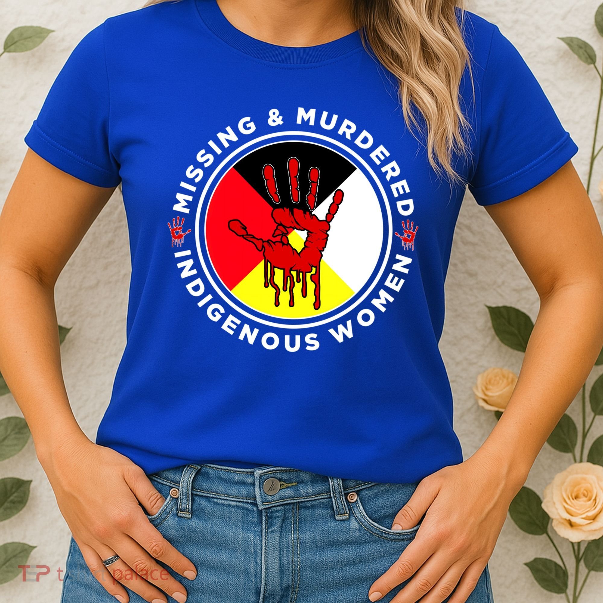 Mmiw Missing And Murdered Indigenous Medicine Wheel Mmiw Gift Women's T-Shirt