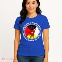 Mmiw Missing And Murdered Indigenous Medicine Wheel Mmiw Gift Women's T-Shirt thumb 4