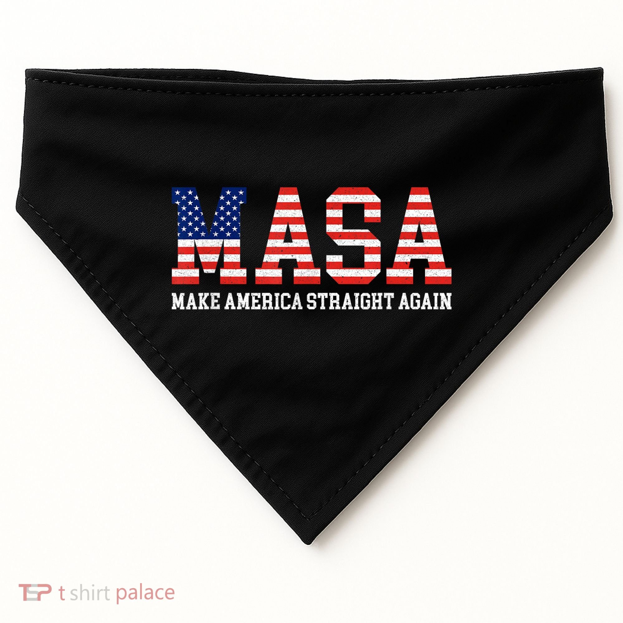 MASA Make America Straight Again USA-Made Doggie Bandana