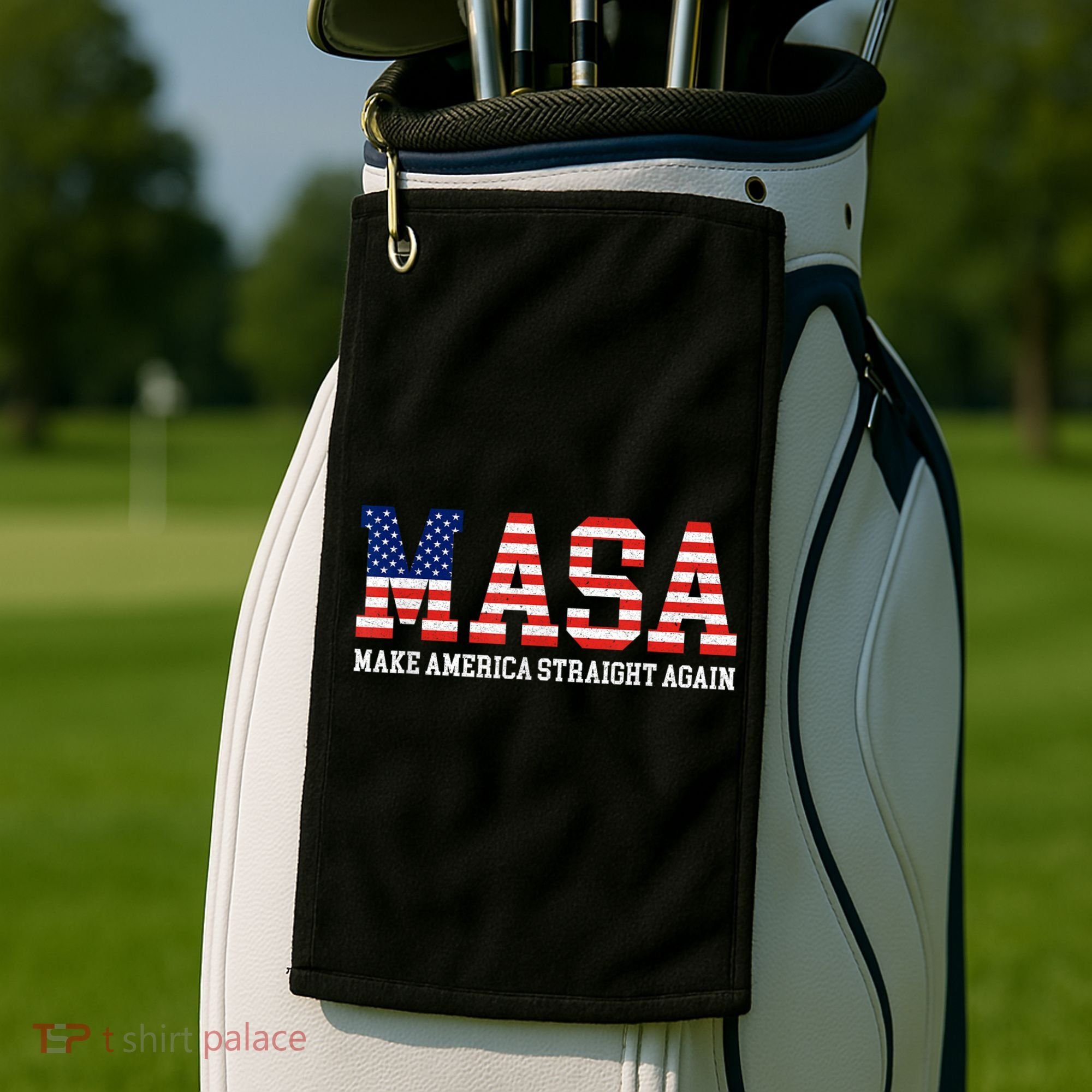 MASA Make America Straight Again Golf Towel