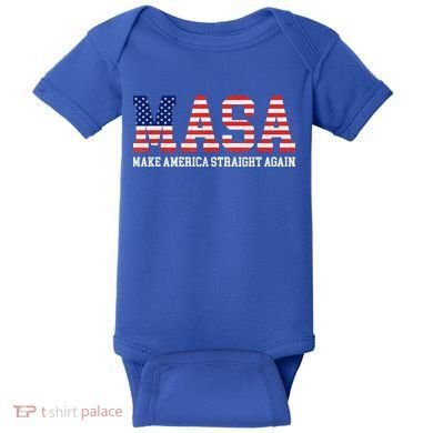 MASA Make America Straight Again Baby Bodysuit