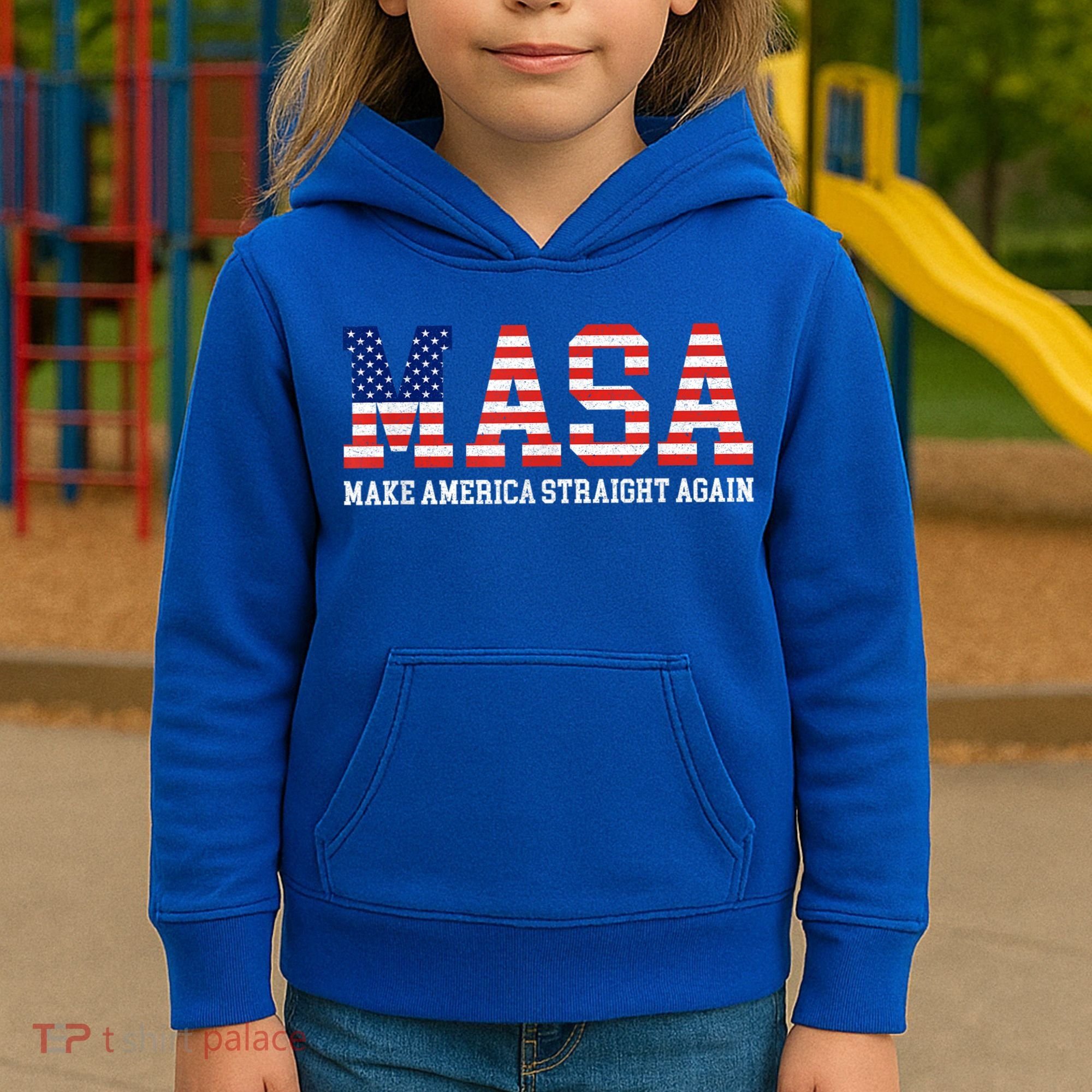 MASA Make America Straight Again Kids Hoodie