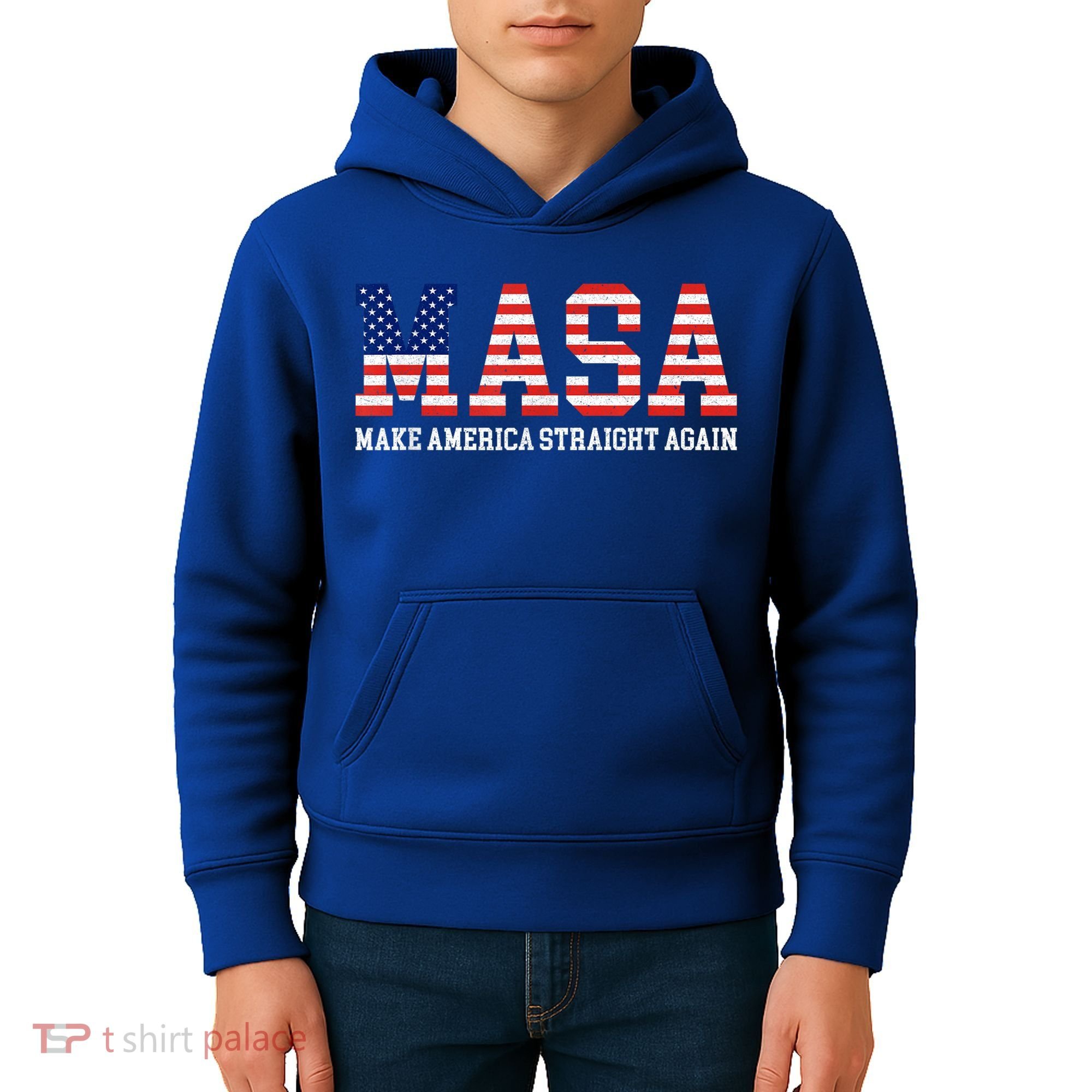 MASA Make America Straight Again Kids Hoodie