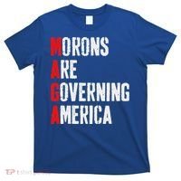 Maga Morons Are Governing America Anti Trump T-Shirt thumb 0