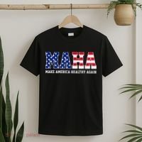 Maha Make America Healthy Again Us Patriotic T-Shirt thumb 2