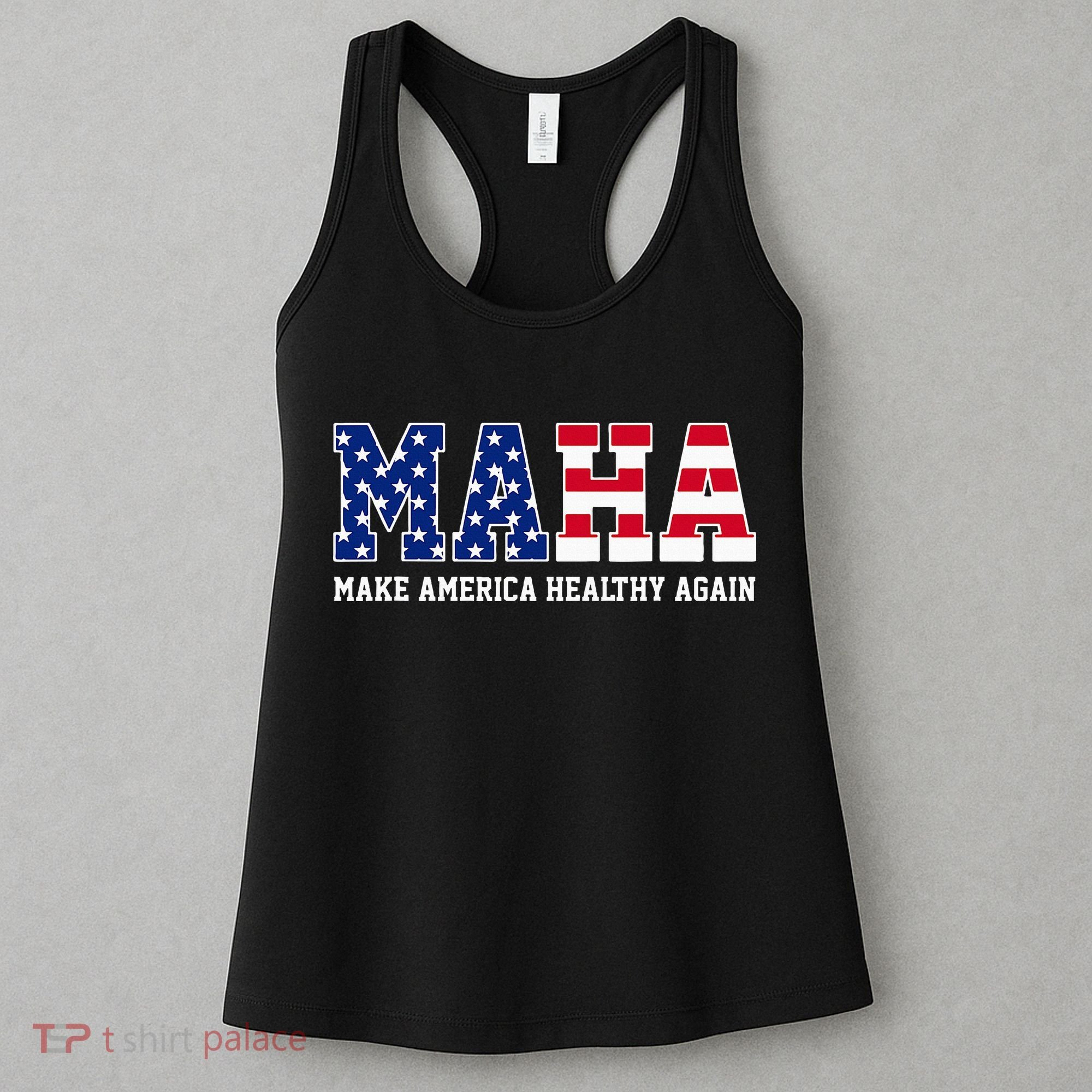 Maha Make America Healthy Again Us Patriotic Women's Tank Top