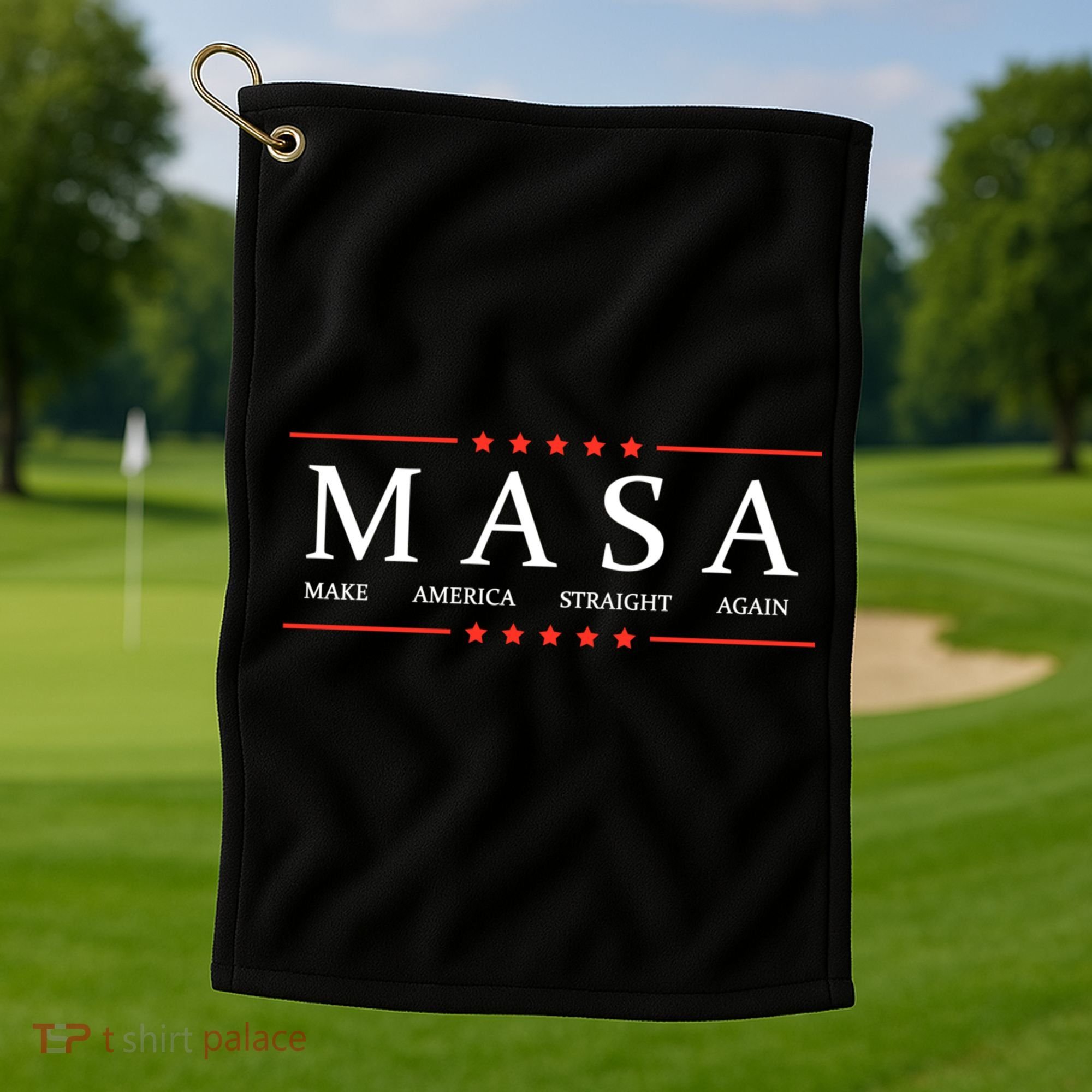 MASA Make America Straight Again Golf Towel