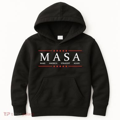 MASA Make America Straight Again Kids Hoodie