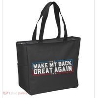 Make My Back Great Again Funny Back Surgery Recovery Tote Bag thumb 2