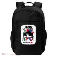 Mexirican Messy Bun Half Puerto Rican And Half Mexican Backpack thumb 0