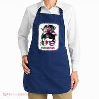 Mexirican Messy Bun Half Puerto Rican And Half Mexican Apron thumb 2