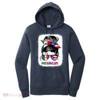 Mexirican Messy Bun Half Puerto Rican And Half Mexican Women's Hoodie thumb 0