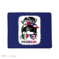 Mexirican Messy Bun Half Puerto Rican And Half Mexican Mousepad thumb 0