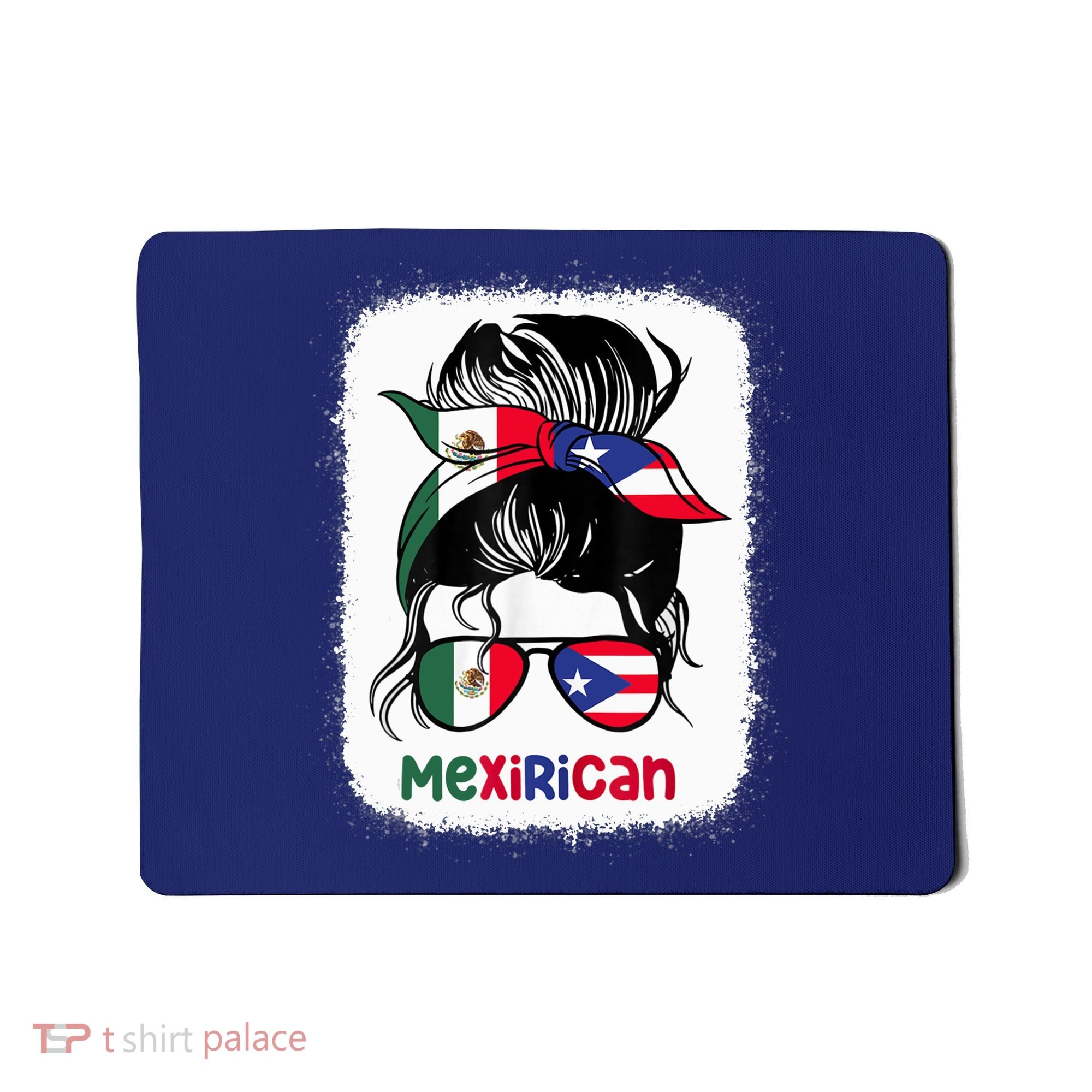 Mexirican Messy Bun Half Puerto Rican And Half Mexican Mousepad