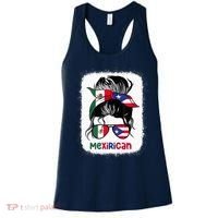 Mexirican Messy Bun Half Puerto Rican And Half Mexican Women's Tank Top thumb 0