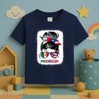 Mexirican Messy Bun Half Puerto Rican And Half Mexican Toddler T-Shirt thumb 3