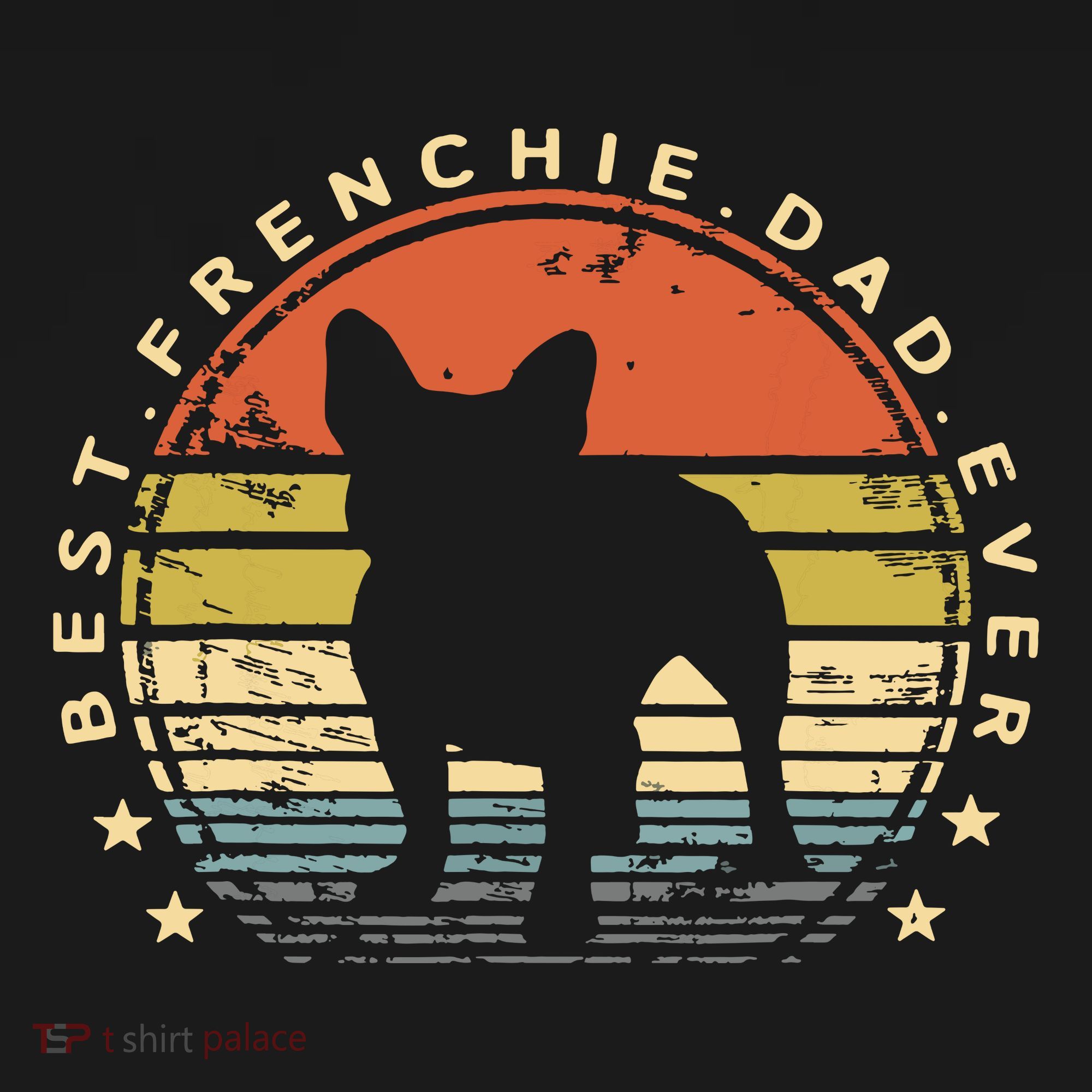 Men Men Best Frenchie Dad Ever Daddy French Bulldog Dog Lover Sweatshirt
