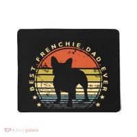 Men Men Best Frenchie Dad Ever Daddy French Bulldog Dog Lover Mousepad thumb 0
