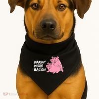 Makin' More Bacon USA-Made Doggie Bandana thumb 1