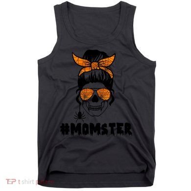Momster Messy Bun Cute Halloween Tank Top