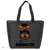 Momster Messy Bun Cute Halloween Tote Bag thumb 0