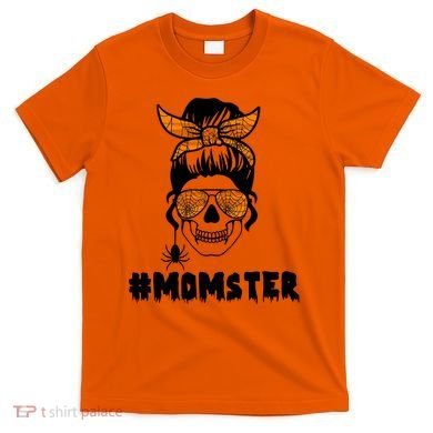 Momster Messy Bun Cute Halloween T-Shirt
