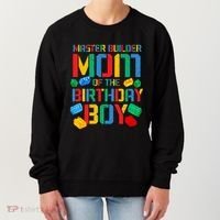 Mom Master Builder Building Bricks Blocks Family Parents Great Gift Women's Sweatshirt thumb 0