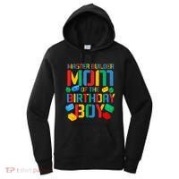 Mom Master Builder Building Bricks Blocks Family Parents Great Gift Women's Hoodie thumb 0