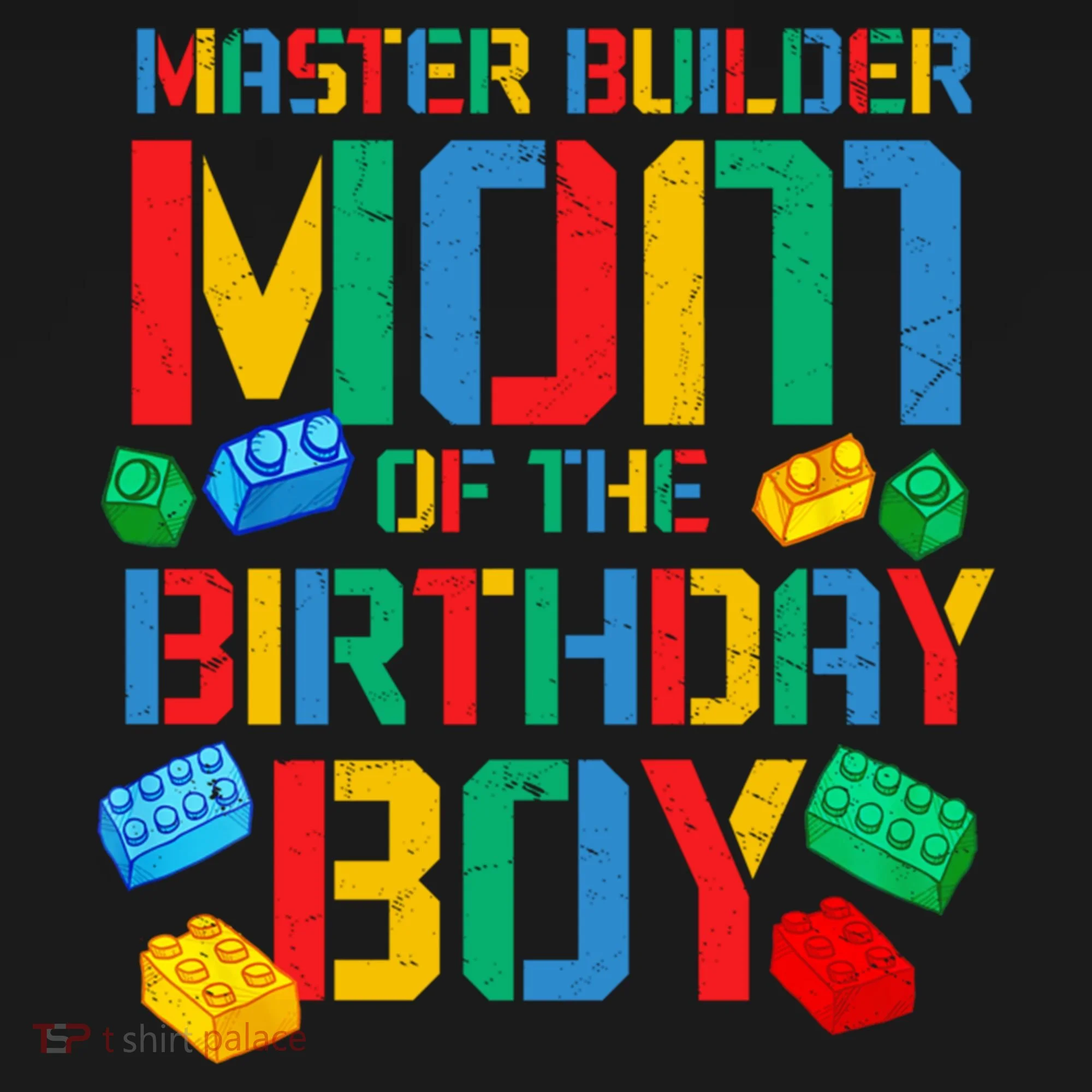 Mom Master Builder Building Bricks Blocks Family Parents Great Gift Ornament
