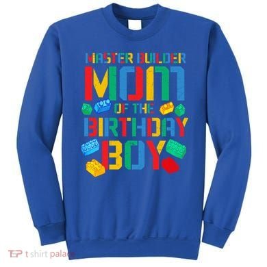 Mom Master Builder Building Bricks Blocks Family Parents Great Gift Sweatshirt
