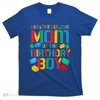 Mom Master Builder Building Bricks Blocks Family Parents Great Gift T-Shirt thumb 0