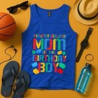Mom Master Builder Building Bricks Blocks Family Parents Great Gift Tank Top thumb 4