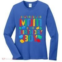 Mom Master Builder Building Bricks Blocks Family Parents Great Gift Women's Long Sleeve Shirt thumb 0